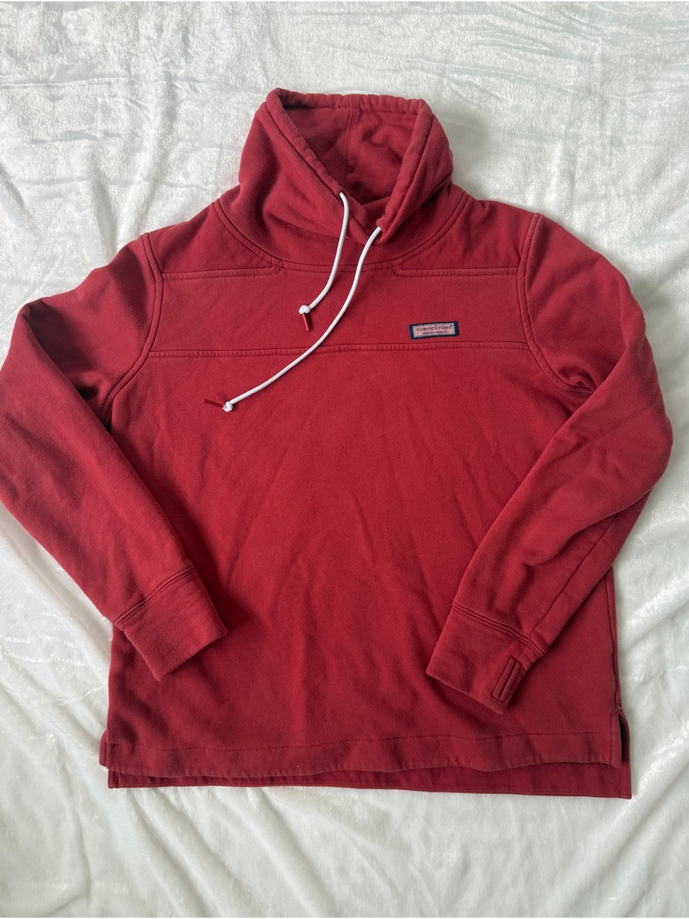 Vineyard Bines “Nantucket Red” Funnel-Neck Pullover
